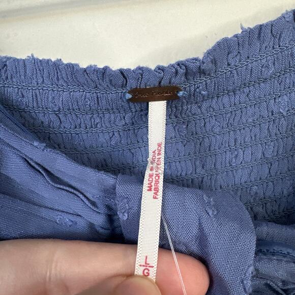 FREE PEOPLE Across the Sea Mini Dress Lilac Purple Periwinkle Size Large NWT New - Picture 5 of 10